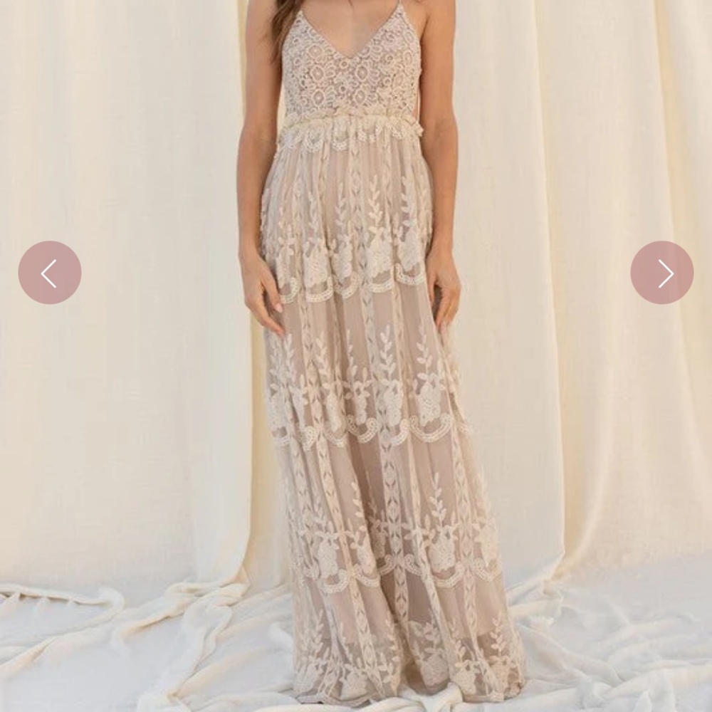Skaira - Maya Dress in Champagne